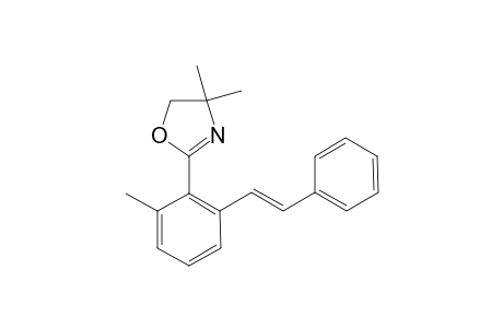 (E)-2-(2-methyl-6-styrylphenyl)-4,4-dimethyl-oxazoline