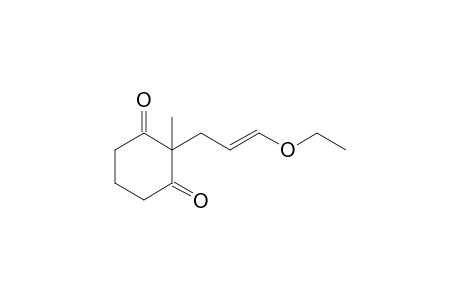 2-[(E)-3-ethoxyallyl]-2-methyl-cyclohexane-1,3-dione