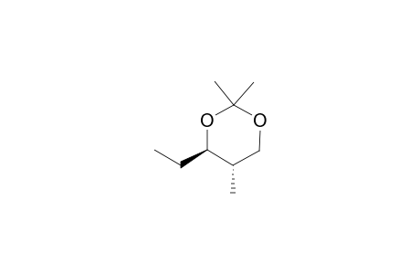 (4R,5S)-4-ethyl-2,2,5-trimethyl-1,3-dioxane