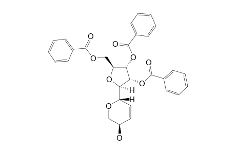 (3R)-3-HYDROXY-(6S)-6-(2,3,5-TRI-O-BENZOYL-BETA-D-RIBOFURANOSYL)-2,3-DIHYDRO-6H-PYRAN