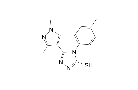 5-(1,3-dimethyl-1H-pyrazol-4-yl)-4-(4-methylphenyl)-4H-1,2,4-triazole-3-thiol