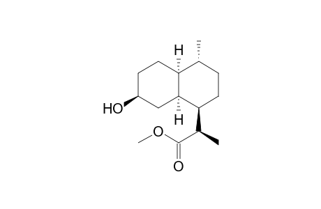 2-(7-beta.Hydroxy-4-methyl-(1.alpha.H),2,3,(4.beta.H),(4.alpha.-H),5,6,7,8,(8a.alpha.-H)-decahydronaphthalen-1-yl)propionic acid