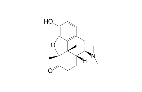 Morphinan-6-one, 4,5-.alpha.-epoxy-3-hydroxy-5-.beta.-17-dimethyl-