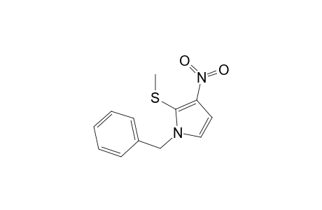 1-benzyl-2-(methylthio)-3-nitro-pyrrole