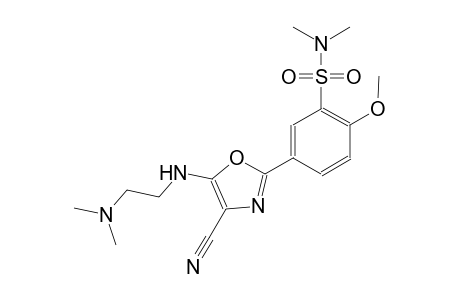 benzenesulfonamide, 5-[4-cyano-5-[[2-(dimethylamino)ethyl]amino]-2-oxazolyl]-2-methoxy-N,N-dimethyl-