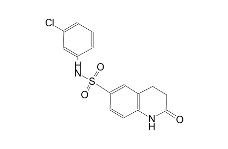 N-(3-chlorophenyl)-2-oxo-1,2,3,4-tetrahydro-6-quinolinesulfonamide