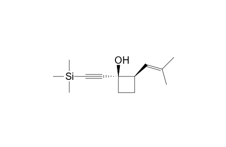 Cyclobutanol, 2-(2-methyl-1-propenyl)-1-[(trimethylsilyl)ethynyl]-, cis-