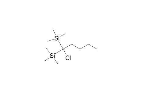 Silane, (butylchloromethylene)bis[trimethyl-