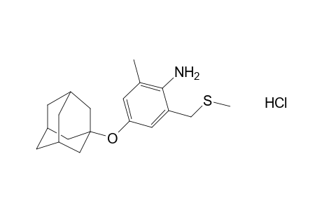 4-[(1-adamantyl)oxy]-alpha-(methylthio)-2,6-xylidine, hydrochloride