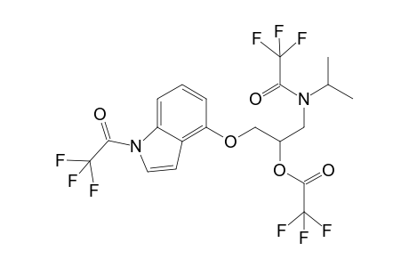 N1, N2,O-tris(trifluoroacetyl)pindolol