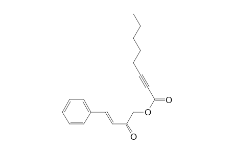 2-Oxo-4-phenylbut-3-enyl oct-2-ynoate