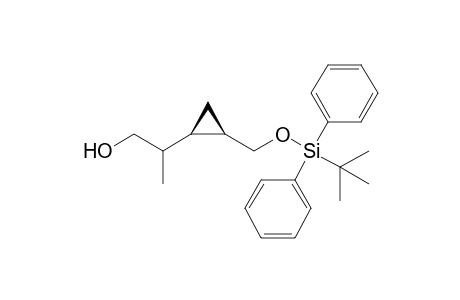 (1R,2R)-2-(2-{[(tert-Butyldiphenylsilyl)oxy]methyl}cyclopropyl)propan-1-ol isomer
