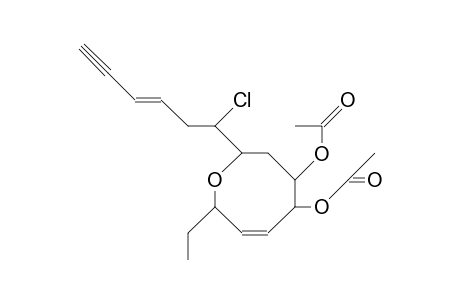 (3E,6X,9R,10R)-6-Chlorolauthisa-3,11-diene-1-yne-9,10-diyl-diacetate