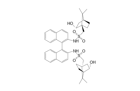 (M,1S,2R,4S,1'S,2'R,4'S)-N-{1-[2-(2'-Hydroxy-7',7'-dimethylbicyclo[2.2.1]hept-1'-ylmethylsulfonamido)1-naphthyl]-2-naphthyl}-2-hydroxy-7,7-dimethylbicyclo[2.2.1]hept-1-ylmethanesulfonamide