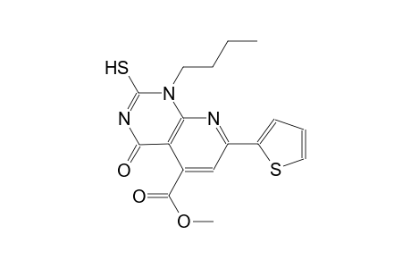 pyrido[2,3-d]pyrimidine-5-carboxylic acid, 1-butyl-1,4-dihydro-2-mercapto-4-oxo-7-(2-thienyl)-, methyl ester