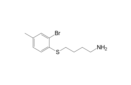 4-(2-Bromo-4-methylphenylsulfanyl)butylamine