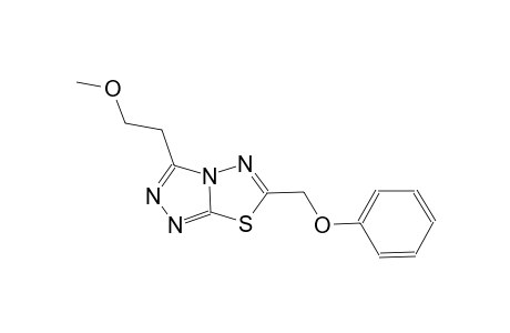 [1,2,4]triazolo[3,4-b][1,3,4]thiadiazole, 3-(2-methoxyethyl)-6-(phenoxymethyl)-