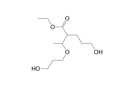 Ethyl 2-(3-hydroxypropyl)-3-(3-hydroxypropoxy)butanoate