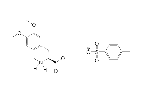 (S)-(-)-1,2,3,4-Tetrahydro-6,7-dimethoxy-3-isoquinolinecarboxylic acid p-toluenesulfonic acid salt