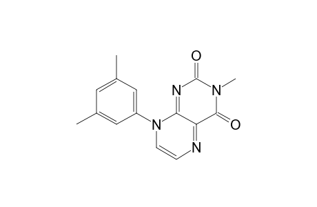 2,4(3H,8H)-Pteridinedione, 8-(3,5-dimethylphenyl)-3-methyl-