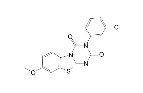 3-(3-Chlorophenyl)-8-methoxy-2H-[1,3,5]triazino[2,1-b][1,3]benzothiazole-2,4(3H)-dione