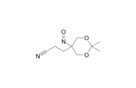 5-(2-Cyanoethyl)-2,2-dimethyl-5-nitroso-1,3-dioxane