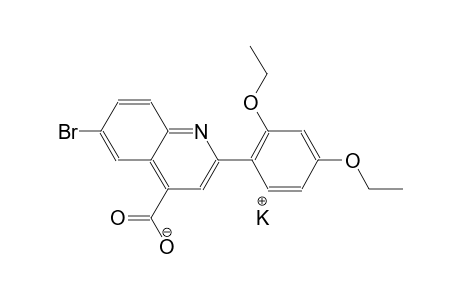 potassium 6-bromo-2-(2,4-diethoxyphenyl)-4-quinolinecarboxylate