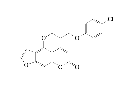 4-[3-(4-Chlorphenoxy)propoxy]-7H-furo[3,2-g][1]benzopyran-7-one