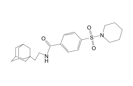N-[2-(1-adamantyl)ethyl]-4-(1-piperidinylsulfonyl)benzamide