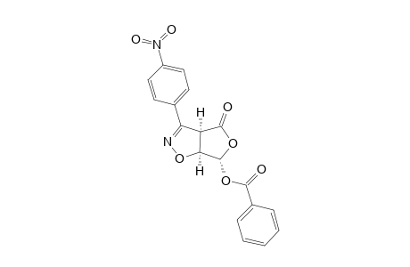3-(4-NITROPHENYL)-4-OXO-6-BENZOYLOXY-3A,4,6,6A-TETRAHYDROFURO-[3,4-D]-ISOXAZOLE