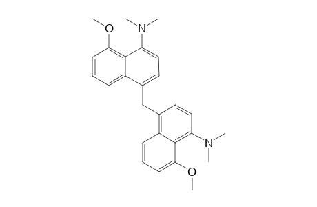 4,4'-bis(Dimethylamino0-8,8'-dimethoxy-1,1'-diunaphthylmethane