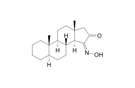 5.alpha.-androstane-15,16-dione 15-oxime