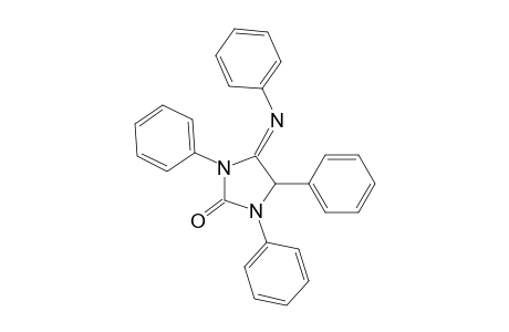 2-Imidazolidinone, 1,3,4-triphenyl-5-(phenylimino)-
