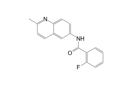 2-fluoro-N-(2-methyl-6-quinolinyl)benzamide