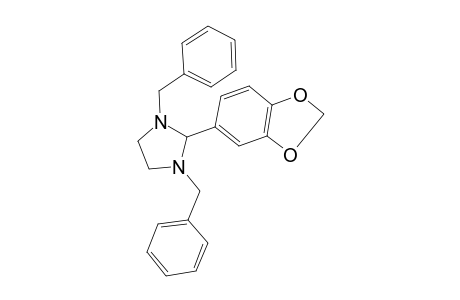 Imidazolidine, 1,3-dibenzyl-2-(3, 4-methylenedioxyphenyl)-