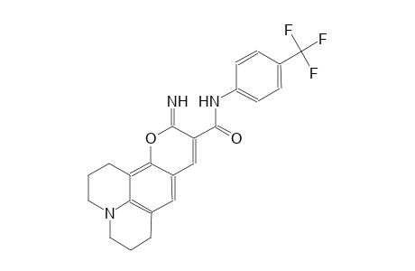 1H,5H,11H-[1]benzopyrano[6,7,8-ij]quinolizine-10-carboxamide, 2,3,6,7-tetrahydro-11-imino-N-[4-(trifluoromethyl)phenyl]-