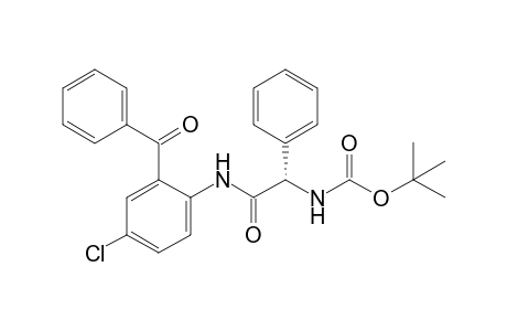 (S)-tert-butyl-2-(2-benzoyl-4-chlorophenylamino)-2-oxo-1-phenylethylcarbamate