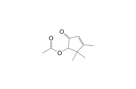 2-Cyclopenten-1-one, 5-(acetyloxy)-3,4,4-trimethyl-