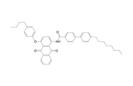 N-[4-(4-butylphenoxy)-9,10-dioxo-9,10-dihydro-1-anthracenyl]-4'-octyl[1,1'-biphenyl]-4-carboxamide