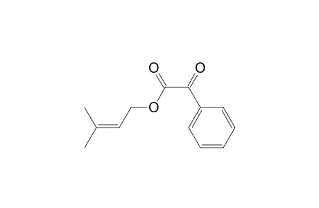 2-keto-2-phenyl-acetic acid 3-methylbut-2-enyl ester