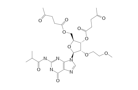 N-ISOBUTYRYL-3',5'-DI-O-LEVULINYL-2'-O-(2-METHOXYETHYL)-GUANOSINE