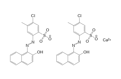 Benzenesulfonic acid, 5-chloro-2-[(2-hydroxy-1-naphthalenyl)azo]-4-methyl-, calcium salt