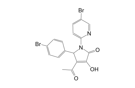 2H-pyrrol-2-one, 4-acetyl-5-(4-bromophenyl)-1-(5-bromo-2-pyridinyl)-1,5-dihydro-3-hydroxy-