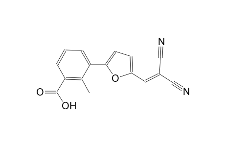 3-[5-(2,2-dicyanovinyl)-2-furyl]-2-methylbenzoic acid