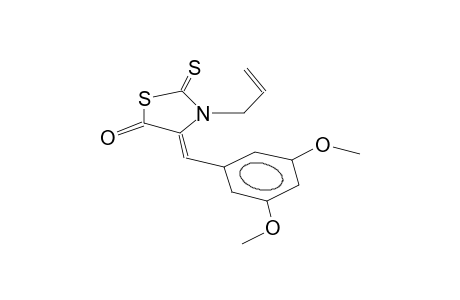 2-thioxo-3-allyl-4-(3,5-dimethoxybenzylidene)-5-oxothiazolidine