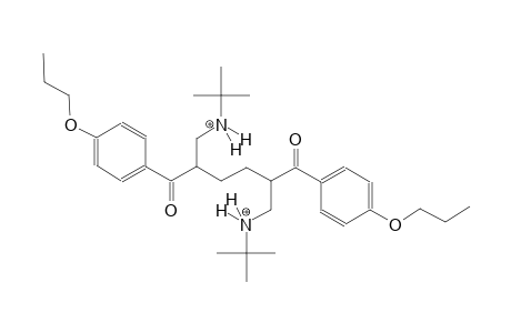 N~1~,N~6~-di(tert-butyl)-2,5-bis(4-propoxybenzoyl)-1,6-hexanediaminium