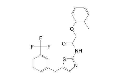 2-(2-methylphenoxy)-N-{5-[3-(trifluoromethyl)benzyl]-1,3-thiazol-2-yl}acetamide