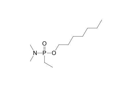 Heptyl P-ethyl-N,N-dimethylphosphonamidate