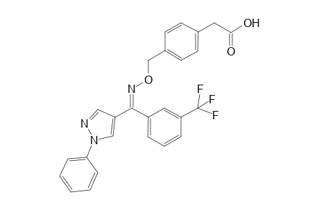 [1'-Phenyl-4'-pyrazolyl]-1-[(m-(trifluoromethyl)phenyl]-{[4"-(hydroxycarbonylmethyl)benzyl]oxyimino}methane