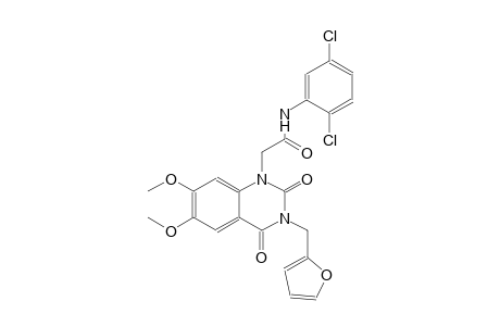 N-(2,5-dichlorophenyl)-2-(3-(2-furylmethyl)-6,7-dimethoxy-2,4-dioxo-3,4-dihydro-1(2H)-quinazolinyl)acetamide